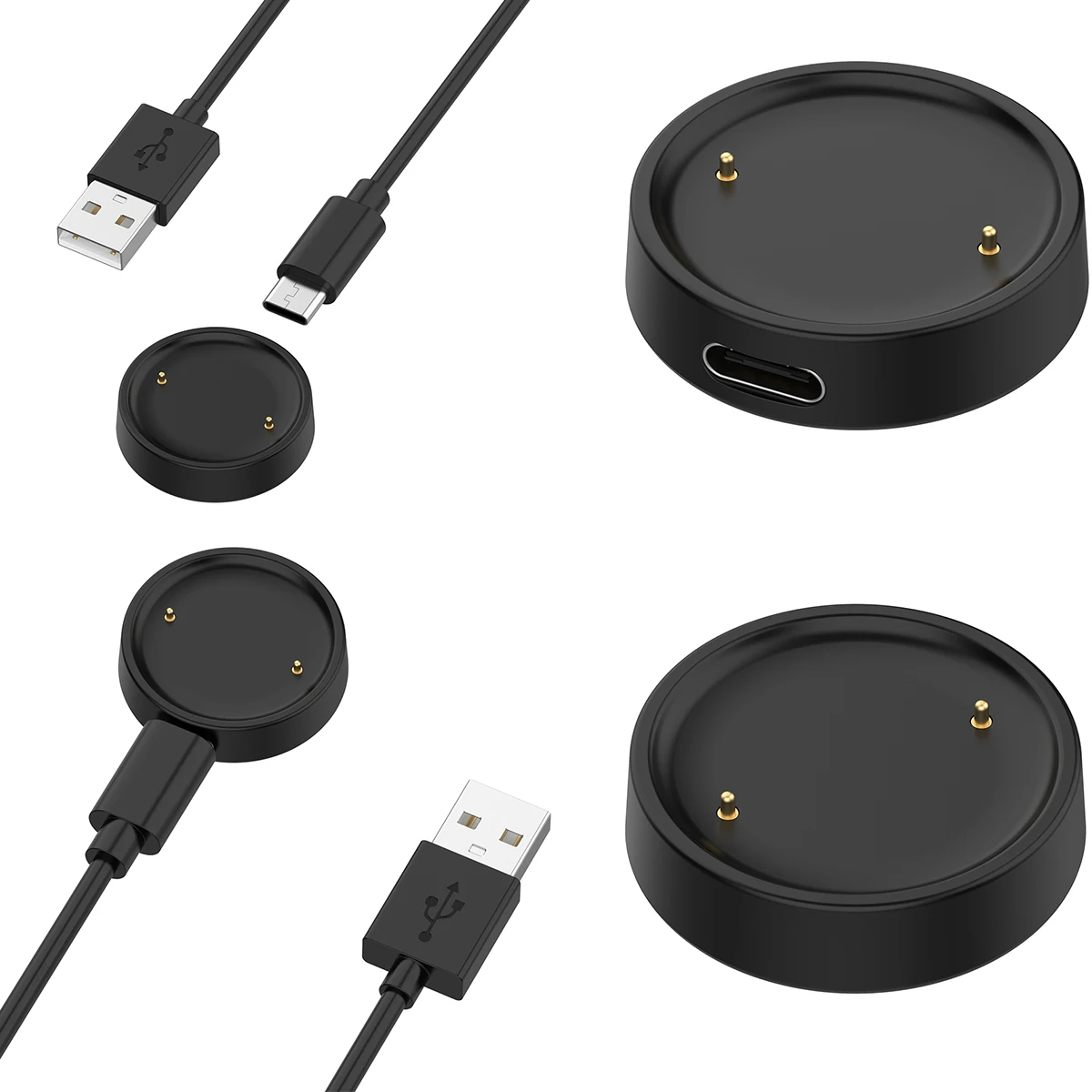 Amazfit Active 2(A2437)용 충전 베이스 Amazfit Active2 BIP6 어댑터 액세서리용 스마트 시계 마그네틱 충전기