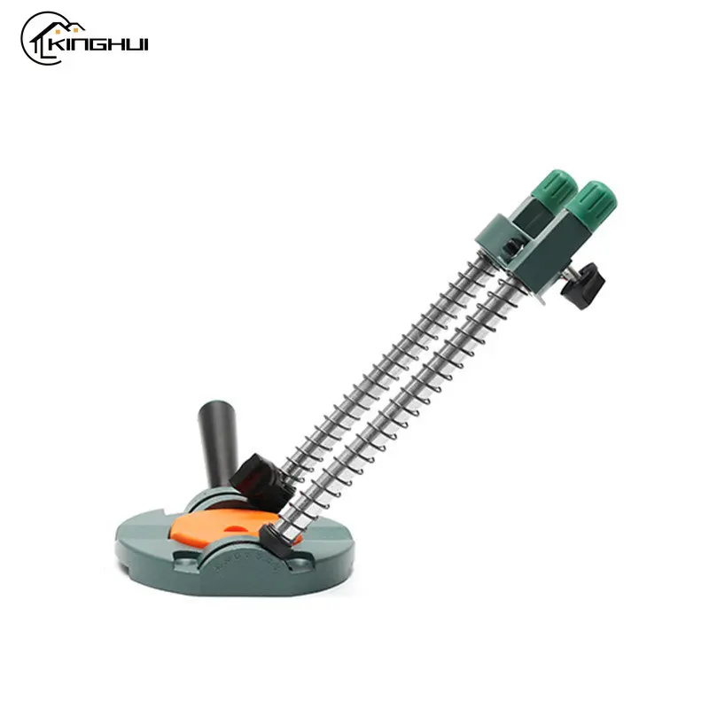 

Precision Drill Guide Pipe Drill Holder Stand Drilling Guide with Adjustable Angle and Removeable Handle Position DIY Frame Tool