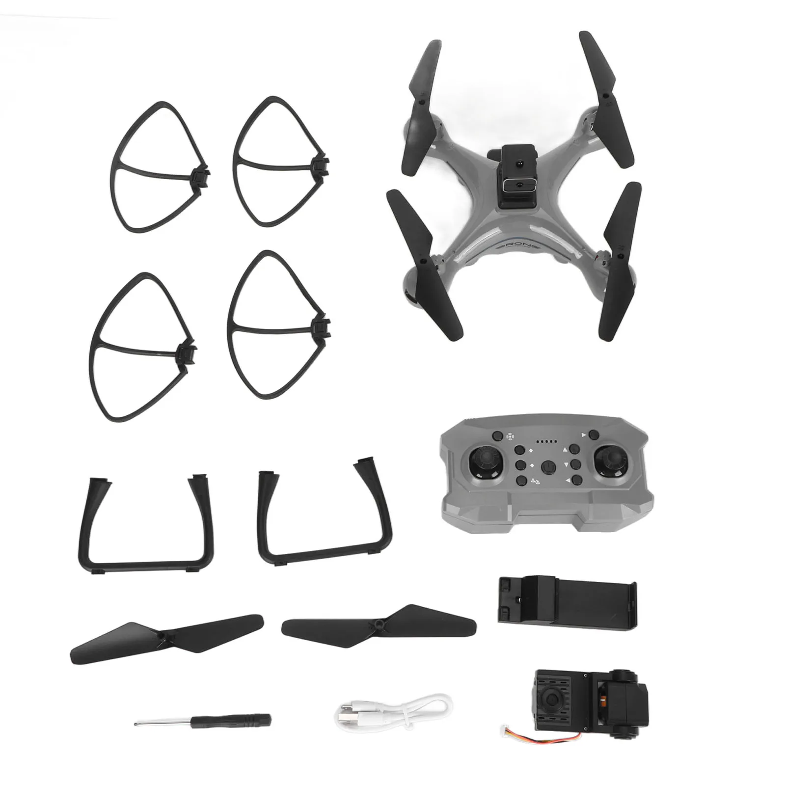 RC Quadcopter Dual Lens 4 Way Obstacle Avoidance 50x Zoom 360 Degree Intelligent Hover Remote Control Drone for Outdoor
