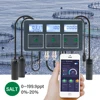 Yieryi WiFi Tuya Smart PH ORP TDS EC SALT S. G TEMP CF Monitor Meter Online Aquarium Water Quality Tester Data Logger Controller 4