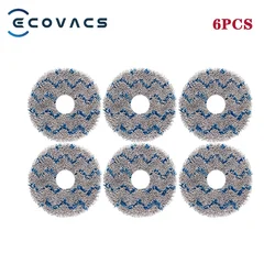 Robot Vacuum Cleaner Accessories Kit with Mop, Dust Bag, HEPA Filter, Main & Side Brushes, and Dustbin (6pcs)