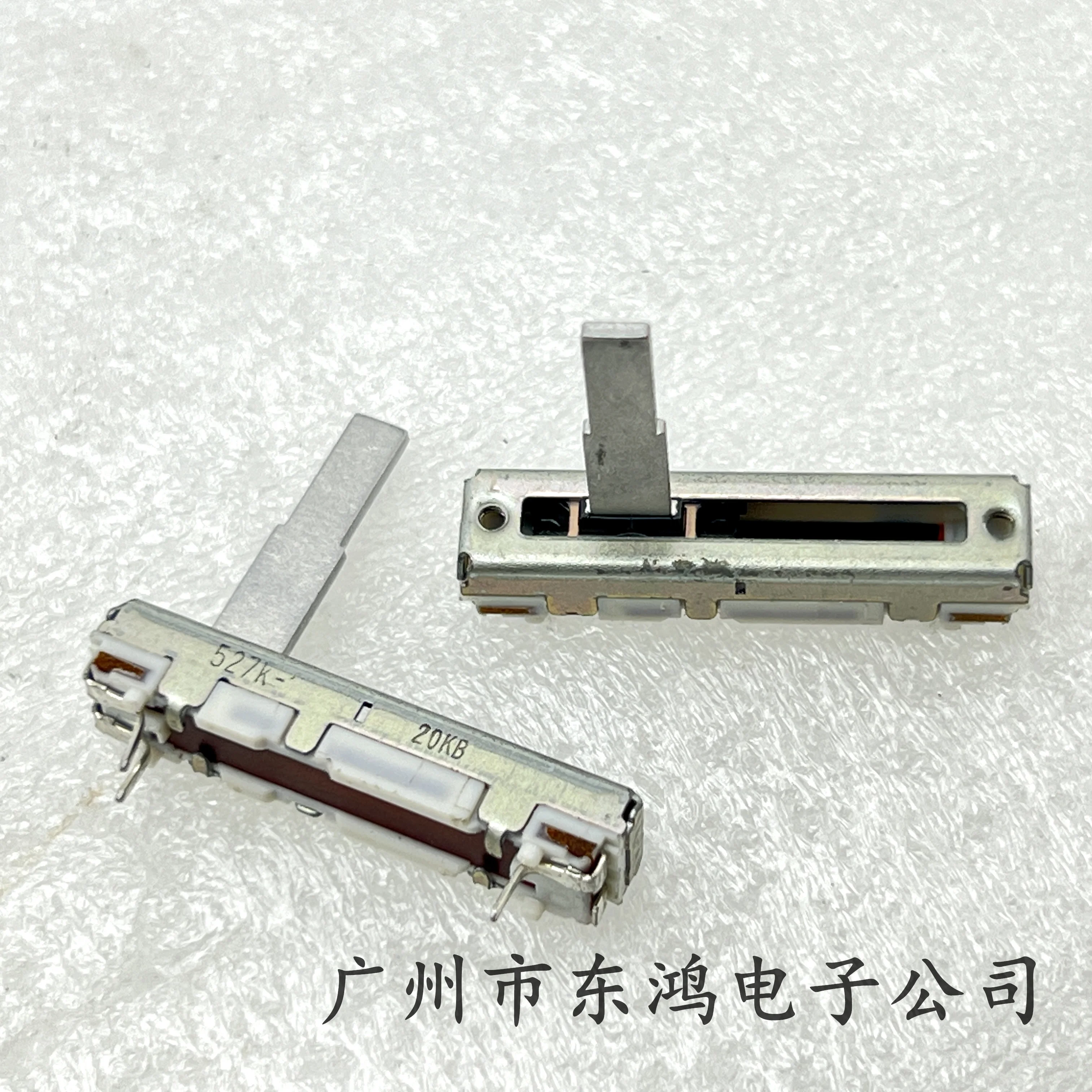 35mm straight slide Potentiometer 3-pin B20K shaft length 20mm with midpoint 1 PCS multiturn potentiometer linear potentiometer rotary potentiometer potentiometer kit trimmer potentiometer adjustable resistor potentiometer knobs electronic components