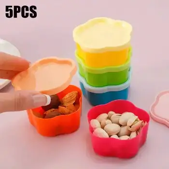 5 pezzi mini bottiglia da spremere scatola da pranzo bottiglia di plastica per condimenti ketchup insalatadimento contenitore per alimenti portatile 1