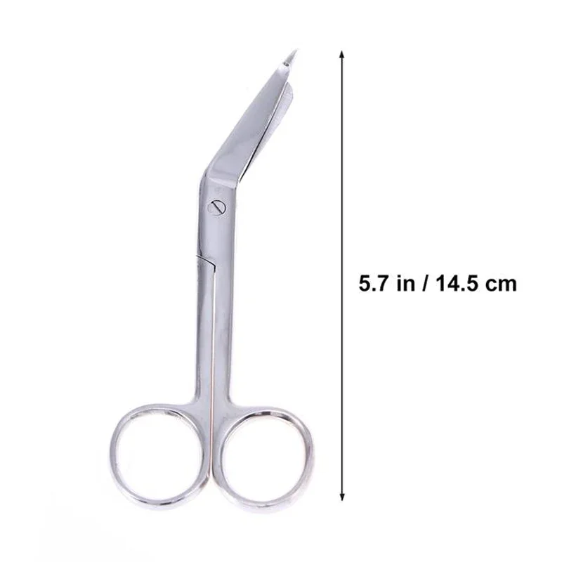 14CM Stainless Steel Gauze Bandage Scissors Dressing Surgical  Household Plaster Scissors Nurse 6