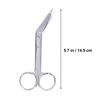 14CM Stainless Steel Gauze Bandage Scissors Dressing Surgical  Household Plaster Scissors Nurse 6