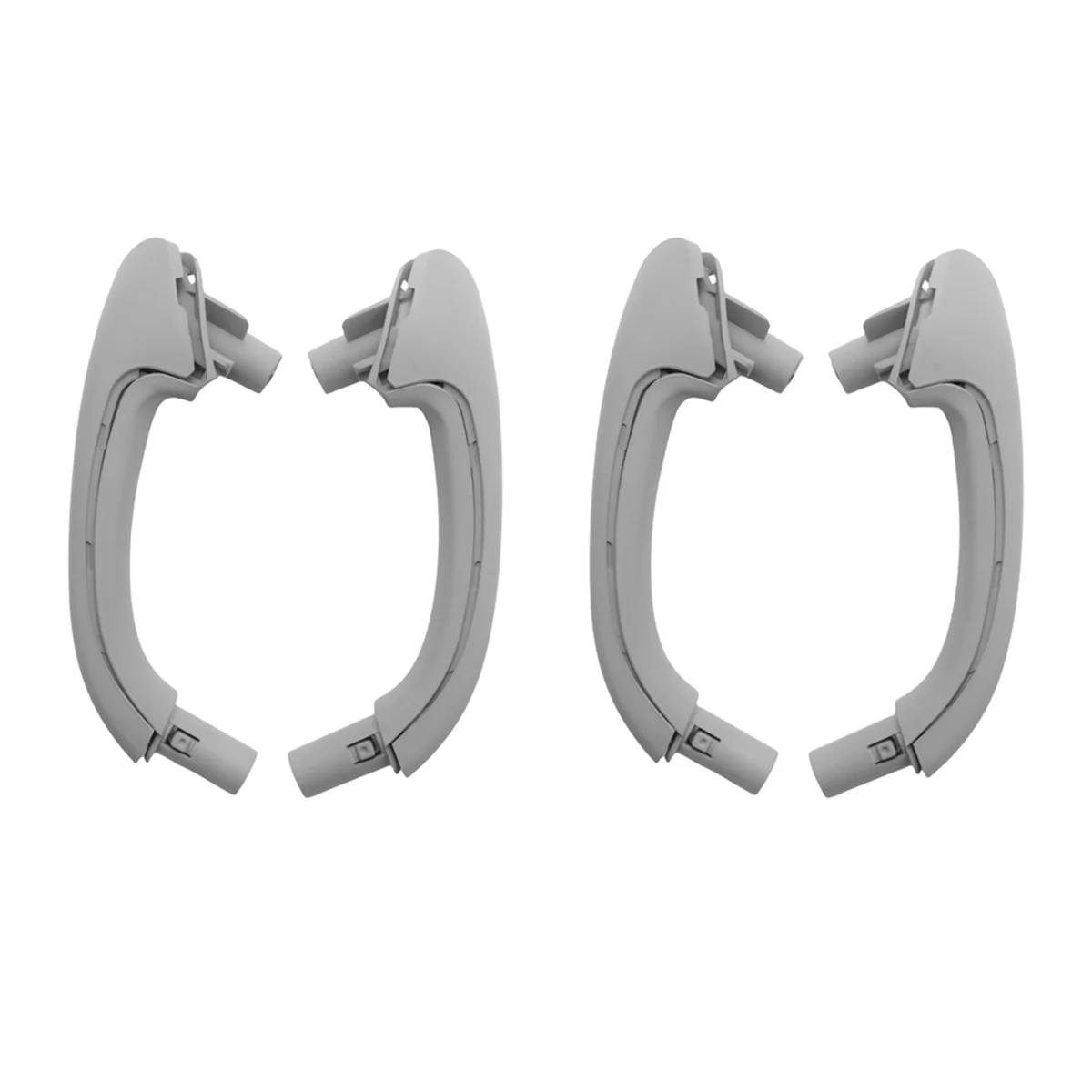 

4x for Mercedes Benz W203 C-Class C230 C240 C280 C350 C320 03-07 Front Left and Right Interior Door Pull Handles Gray