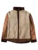 Men's Plaid Sherpa Lined Flannel Shirt Jacket - Winter Warm Button-Up 5