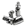 1/4" 3/8" 1/2" Socket Wrench Universal Joint Cr-v Alloy Bendable Adapter Socket Tool Air Impact Wobble Socket Adapter Hand Tool 5