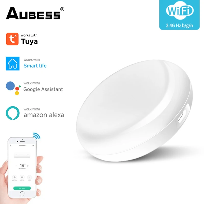 Telecomando Tuya Wifi Ir Per Tv Condizionatore D'Aria, Smart Home Infrared Universal Smart Life Control Per Alexa Home
