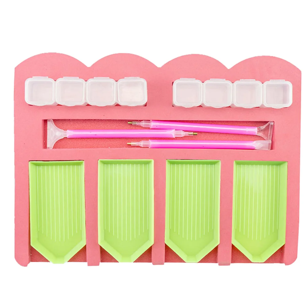 

10 Pcs Triangle Beads Painting Multipurpose Nail Nail Diamondss Tray Cross Stich Pens Multipurpose Nail Nail Diamondsss Resin