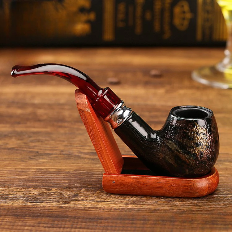 

Cross border source of new short snake personalized creative pipe with a length of 140mm, detachable curved smoking accessories