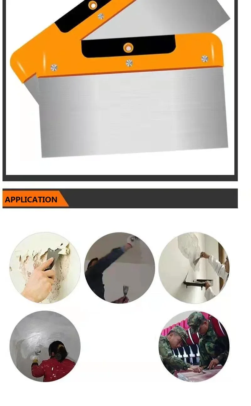 

Steel Decoration Putty Tool Stainless 4 Wall Knife Hand For Shovel Tools Inch 1pc Scraper Spatula Paint Plaster Filling