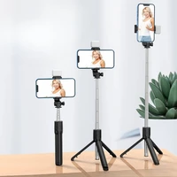 Wireless  Selfie Stick Tripod Stand with  Detachable  Remote , Extendable  Bluetooth Phone Tripod for  iPhone  Android - Image 4