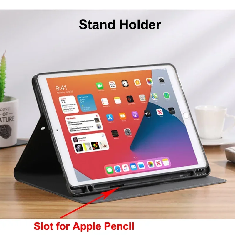 Personalized Photo Tablet Case with Pen Slot and PU Cover