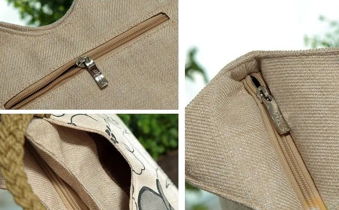 Retro Chinese Style Women's Bag Ethnic Style Handbag, Handmade Woven Women's Bag, Ladies' Elegant and Charming Small Handbag