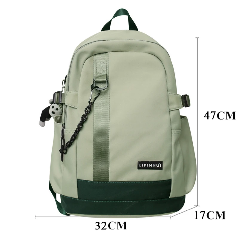Fashion Student Big Schoolbag for Girl/Boy High Capacity Travel Mochila Men Backpack College Bookbag Women Rucksack