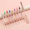 Wax Pencil for Rhinestones,Acrylic Handle Nail Art Rhinestone Applicator Double Head Dotting Pen Jewel Rhinestone Picker Tool 2
