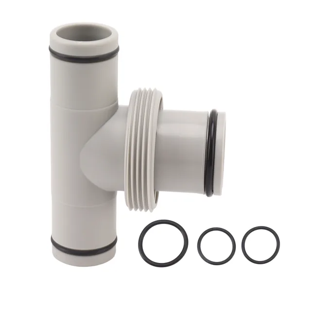 Medence Tömlő Adapter T Alakja Menetes Szivattyú Csatlakozó 1.5 " - 1,25" Dugattyú A Karbantartásához