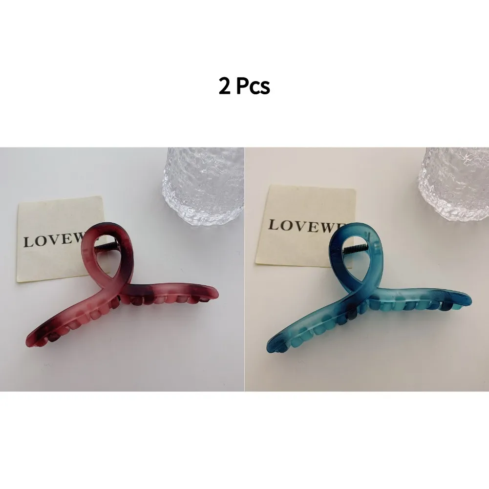 vintage hair clips 2021 Korean Fashion Resin Grab Clip Large Acetate Hair Clip Crab Hair Claws For Women Girl Hair Accessories Hair Style Make wedding hair clips Hair Accessories