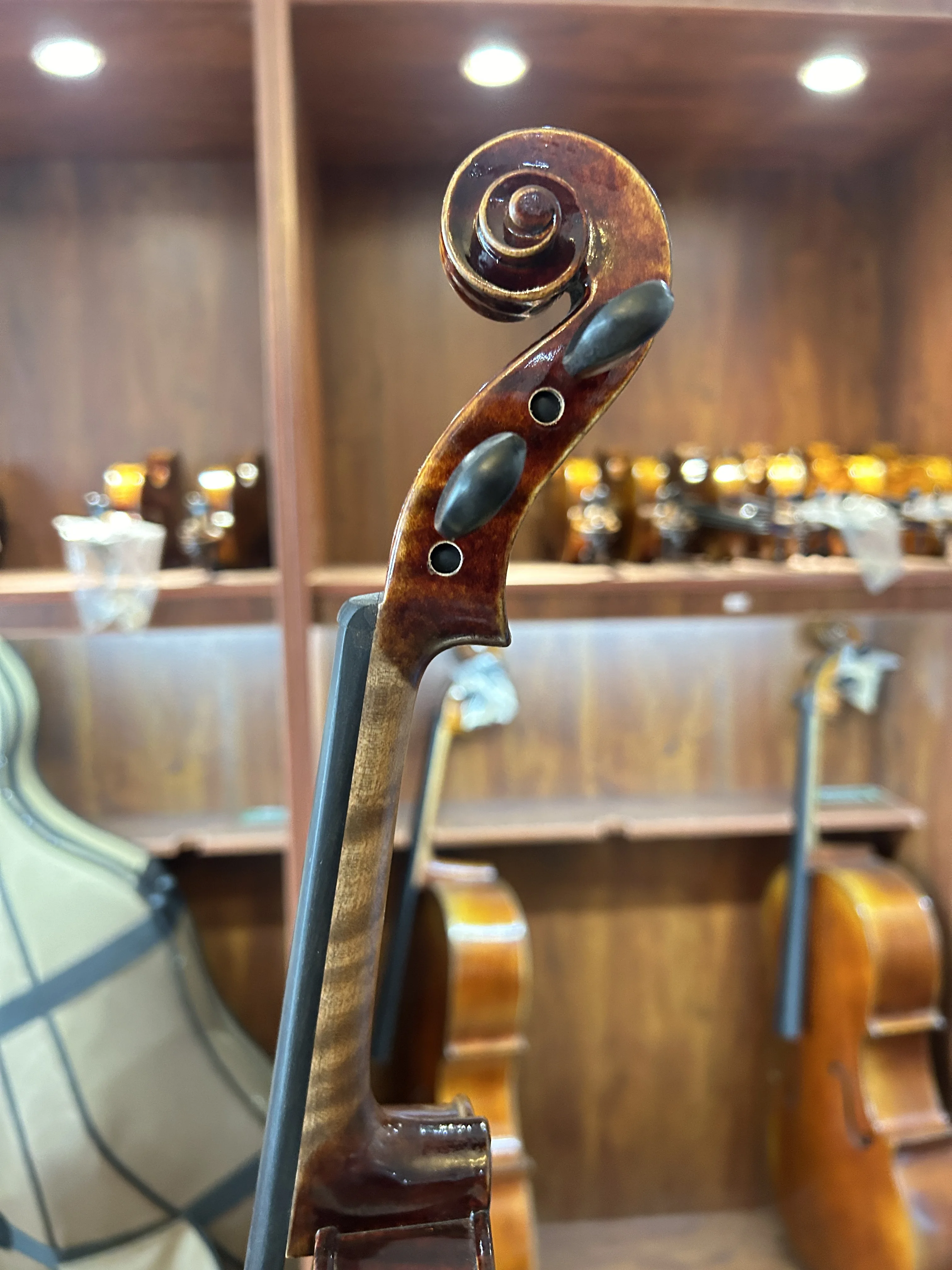 Handmade Violin Anka Instrument Stradivari Model Violin Flamed Violino Musical Instrument Violino Viol&iacute;n GFA-38