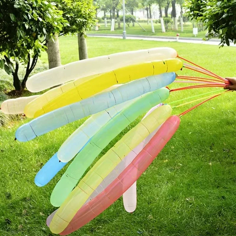 20/50PCS Multicolor Latex Balloons Kids Ourdoor Flying Long Strip Balloons Rocket Latex Classic Air Balls Birthday Party Decor 5