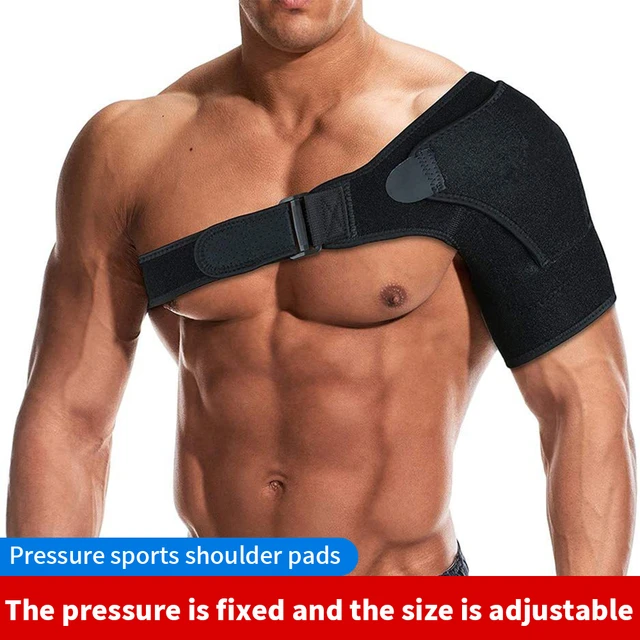 Shoulder Bandage,Adjustable Shoulder Support Brace Strap Joint Sport Gym  Compression Bandage Wrap 