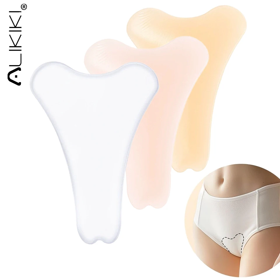 Women's Panties Insert Silicone No Camel Toe Concealer Cover Feminine Lines Cameltoe Pad Prevention Underwear For Bikini Legging