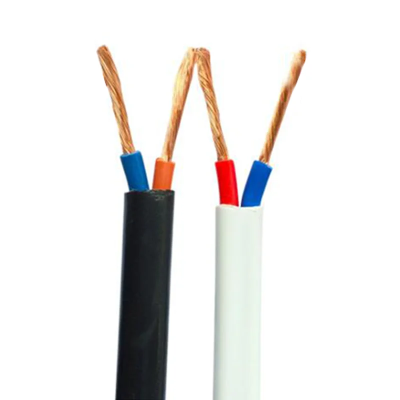 전기 연장 와이어 LED 전원 케이블, 단색 스트립용, 화이트 블랙, 5/10 미터, 2 핀, 18AWG, 20AWG, 22AWG, 24AWG, RVV