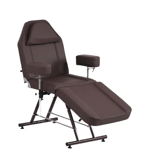 Tattoo Embroidery Beauty Salon Folding Massage Chair Tuina Fumigation Bed Physiotherapy Tri-fold Convenient Bed Recliner