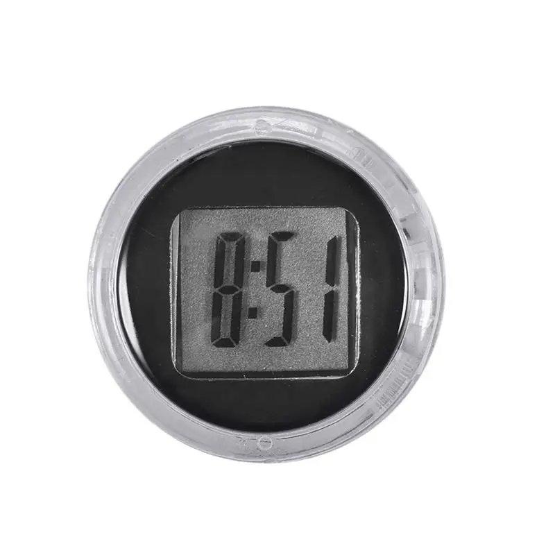 

Motorcycle Digital Clock Mini Waterproof Motorcycle Bike Sticky Digital Display Clock Stick-On for Universaal Car Accessories