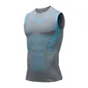 Compression Tank Top Men Gym Shirt Sleeveless Quick Dry Printing Sportswear Male Fitness Bodybuilding Vest Workout Muscle Top 2