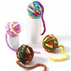 Interactive Cat Toys Yarn Ball Toy With Bell For Cats Kittens Playing Random Color 5