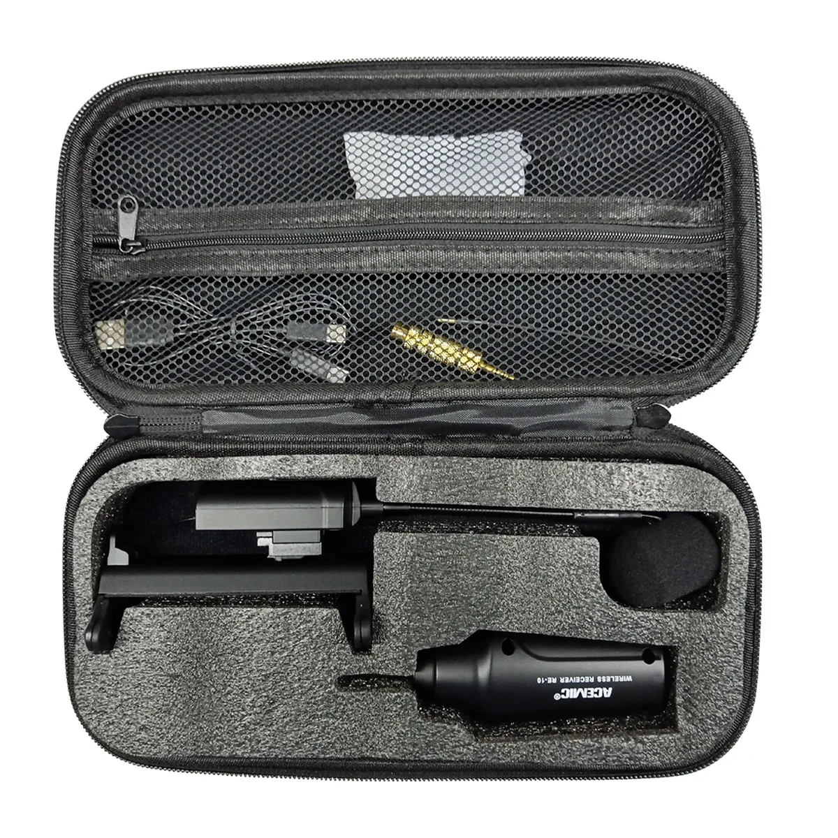 Wireless Acoustic Guitar Microphone System UHF Condenser for Guitarist Playing Studio Recording Stage Performance Acemic JT-5