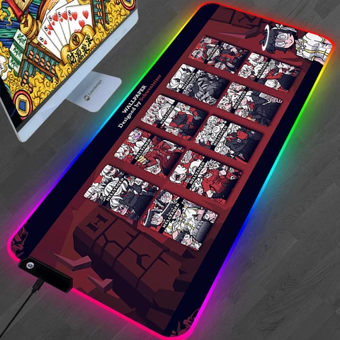 Mouse Pad Computer Accessories Pc Gamer Keyboard Backlight Mat Xxl Ковер Gaming Laptop Mousepad Computers RGB Carpet