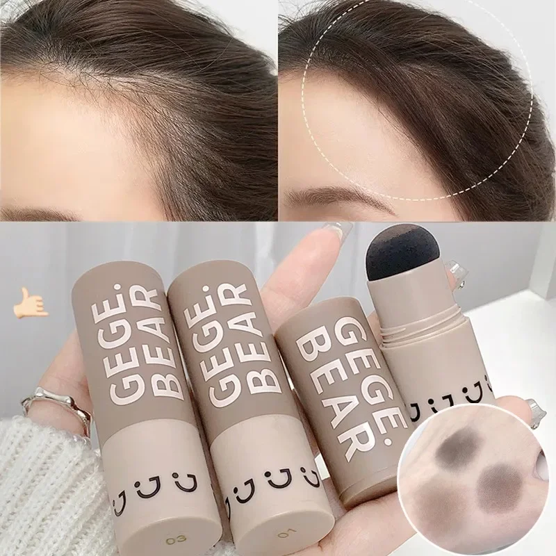 Stick Di Polvere Per Attaccatura Dei Capelli Modificato Istantaneamente Black Root Cover Up Waterproof Natural Refill Fluffy Hair Edge Shadow Trucco P