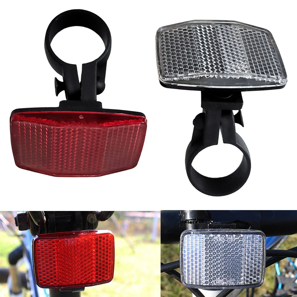 Bicycle Reflectors for Front and Rear Mounting on 31 8mm