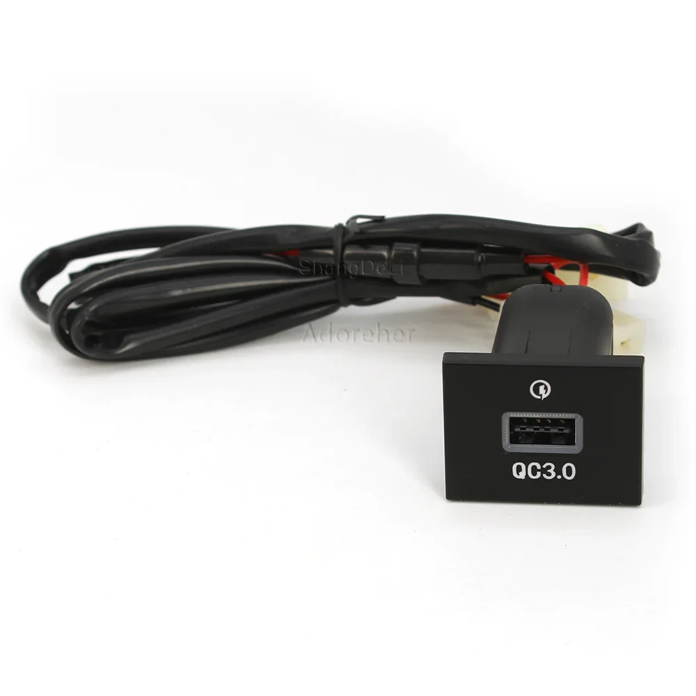 

1 шт., автомобильное зарядное устройство QC3.0 с USB-портом