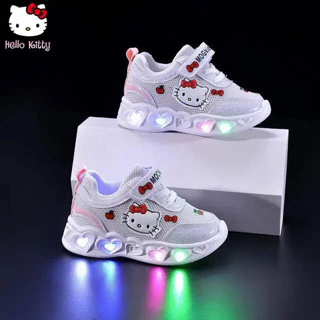 Дитячі спортивні черевики Hello Kitty з LED - Image 2