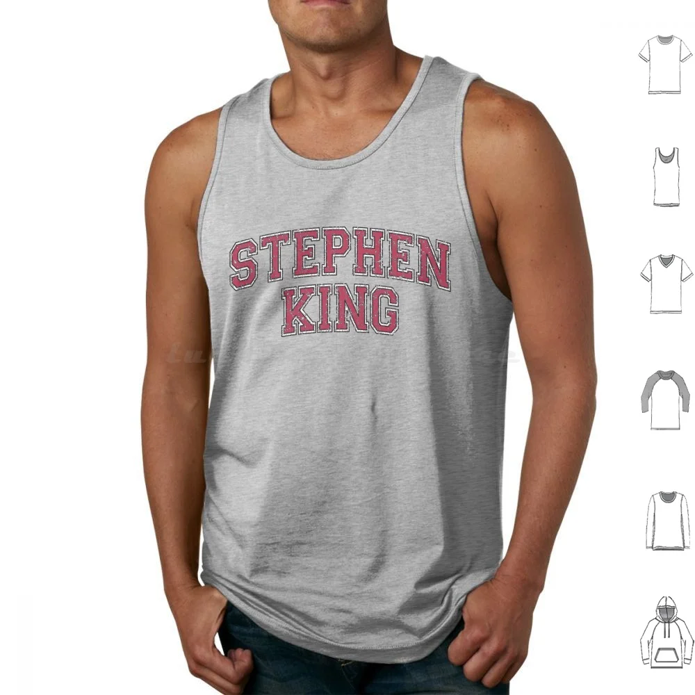 Stephen King University Canotte Gilet Senza Maniche Stephen King University College Vintage Horror Fan Stephen King It The Stand