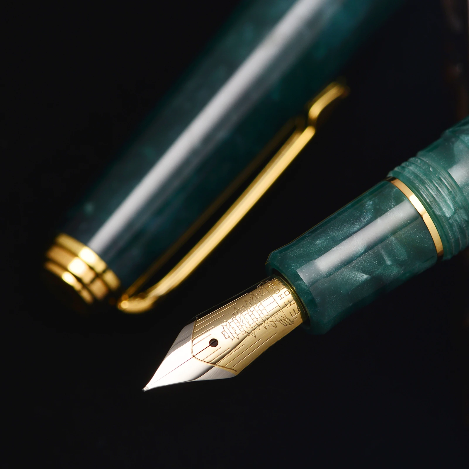 Hongdian N1 Fountain Pen | Resin Fountain Pen | Resin Ink Pen - Retro ...