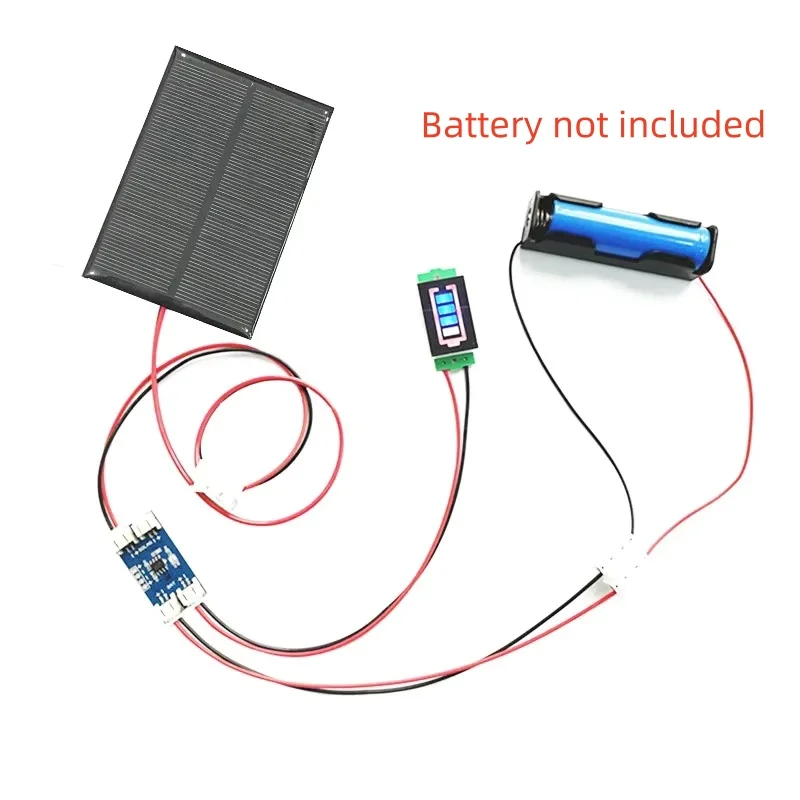 รูปสินค้า แผงโซลาร์เซลล์ 5V 500mA พร้อมตัวควบคุมชาร์จ ใช้ง่าย DIY