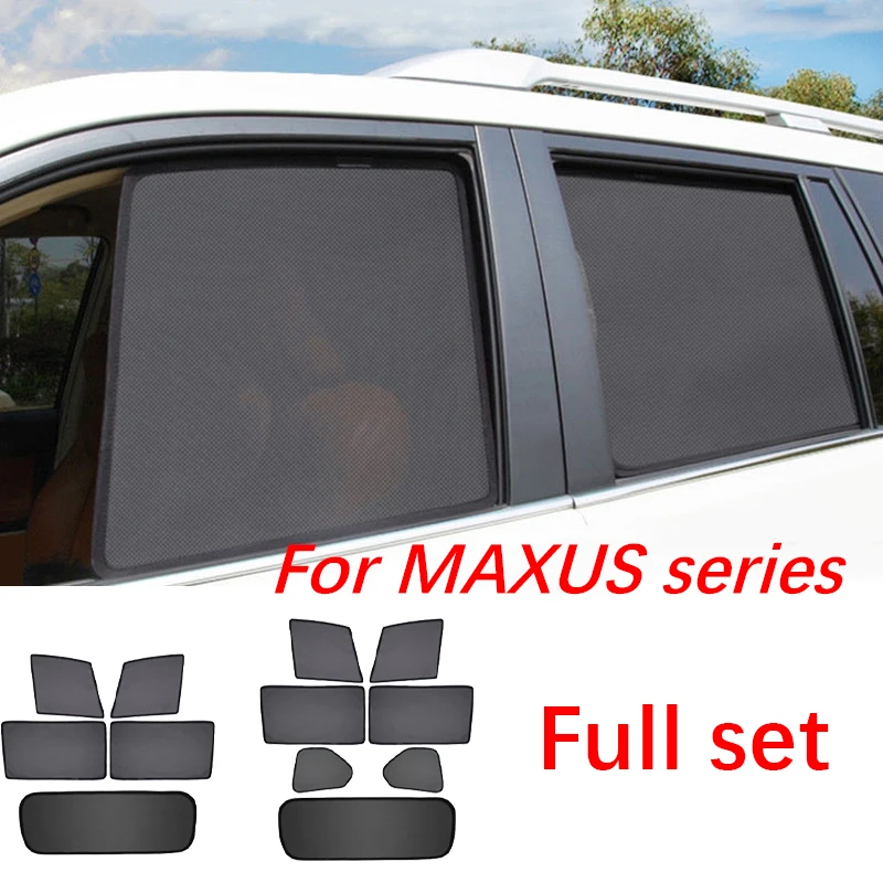 

Full Set Car Sun Shade For MAXUS G10 PLUS G20 G50 D60 D90 T60 T70 Car Sun Shade Side Window Gauze Mesh Sunshade Car Accessories
