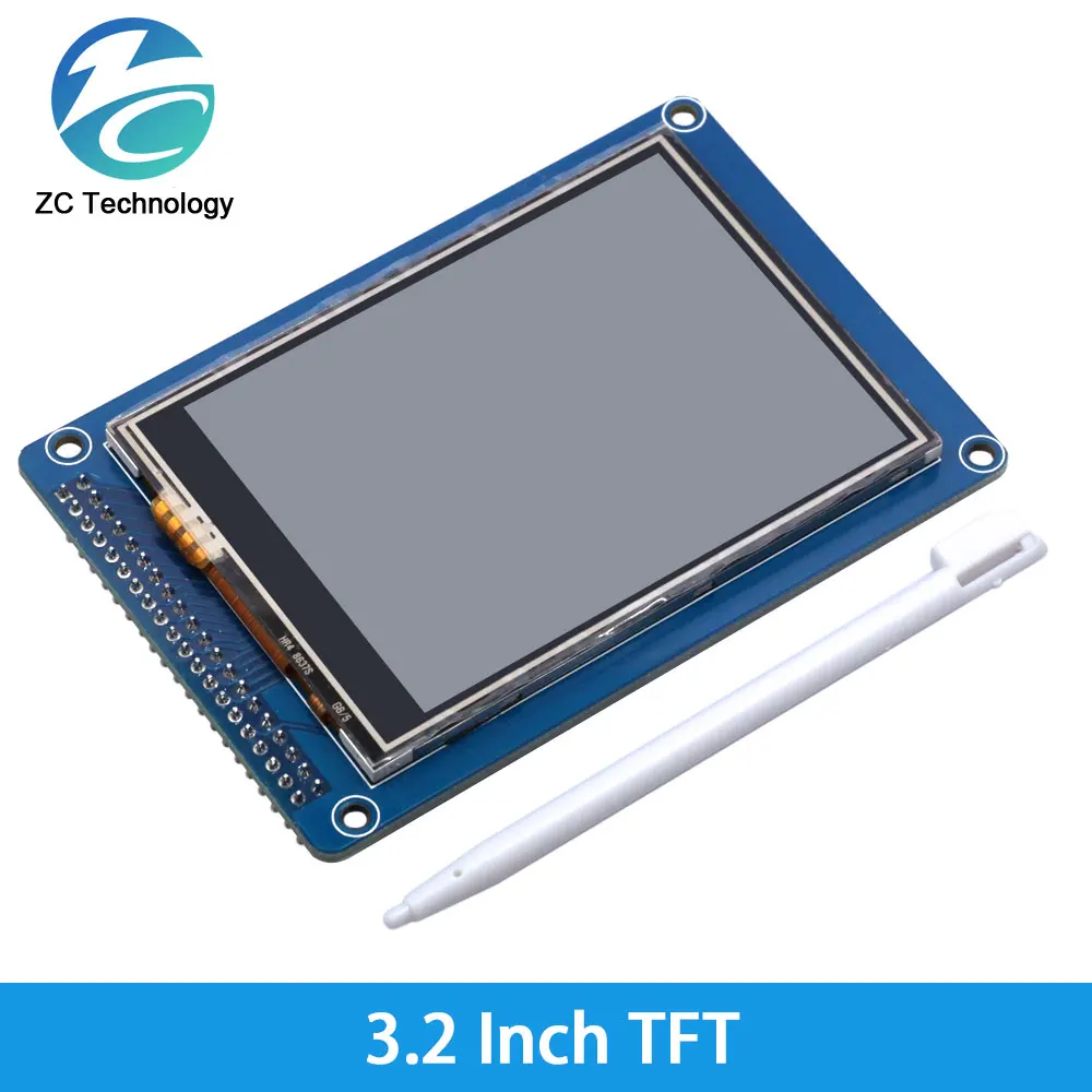 Фото Модуль Сенсорного цветного экрана TFT LCD 3,2 дюйма + плата адаптера экрана 3,2 дюйма + Mega2560 Mega 2560 R3 CH340 с USB для комплекта Arduino №5