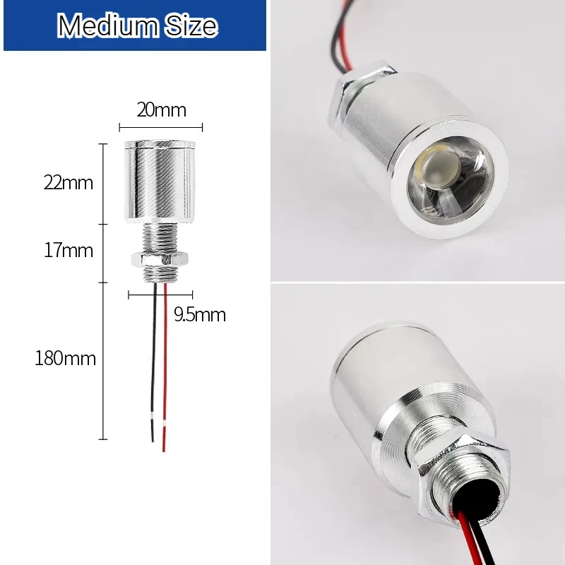 0.5W 1W 1.5W LED 광원 60도 소형 스포트라이트 DC5V 12V 24V 램..