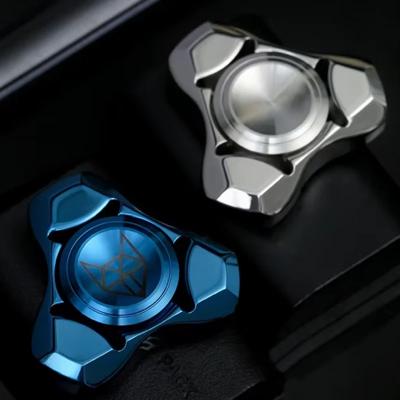 EDC Stainless Steel Metal Mini Fidget Spinner Relieve Stress Relief Toy Hand Spinning Top Tip Antistresse Decompression