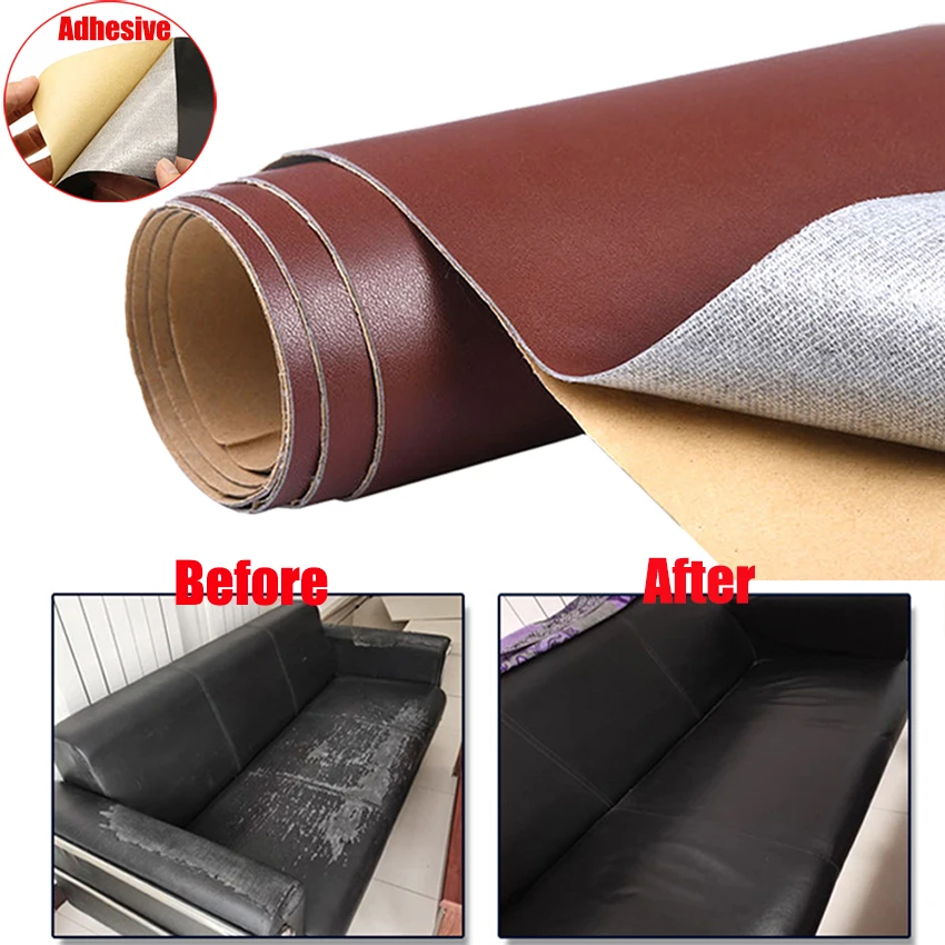 50/100x138cm PU Fabric Patches Self-adhesive Leather for Sofa Repair Patch  Stick-on Furniture Table Chair Seat Bags Stickers - AliExpress