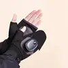 Heated Gloves For Men Men Women USB Fingerless Winter Heated Gloves USB Hand Warmer Gloves For Typing Cycling Skiing With 3 5