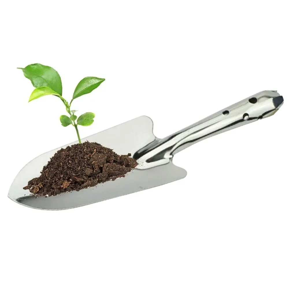 Stainless Steel Garden Trowel Shovels With Grip Rust Resistant Weeding Transplanting Hand Shovel Multifunctional