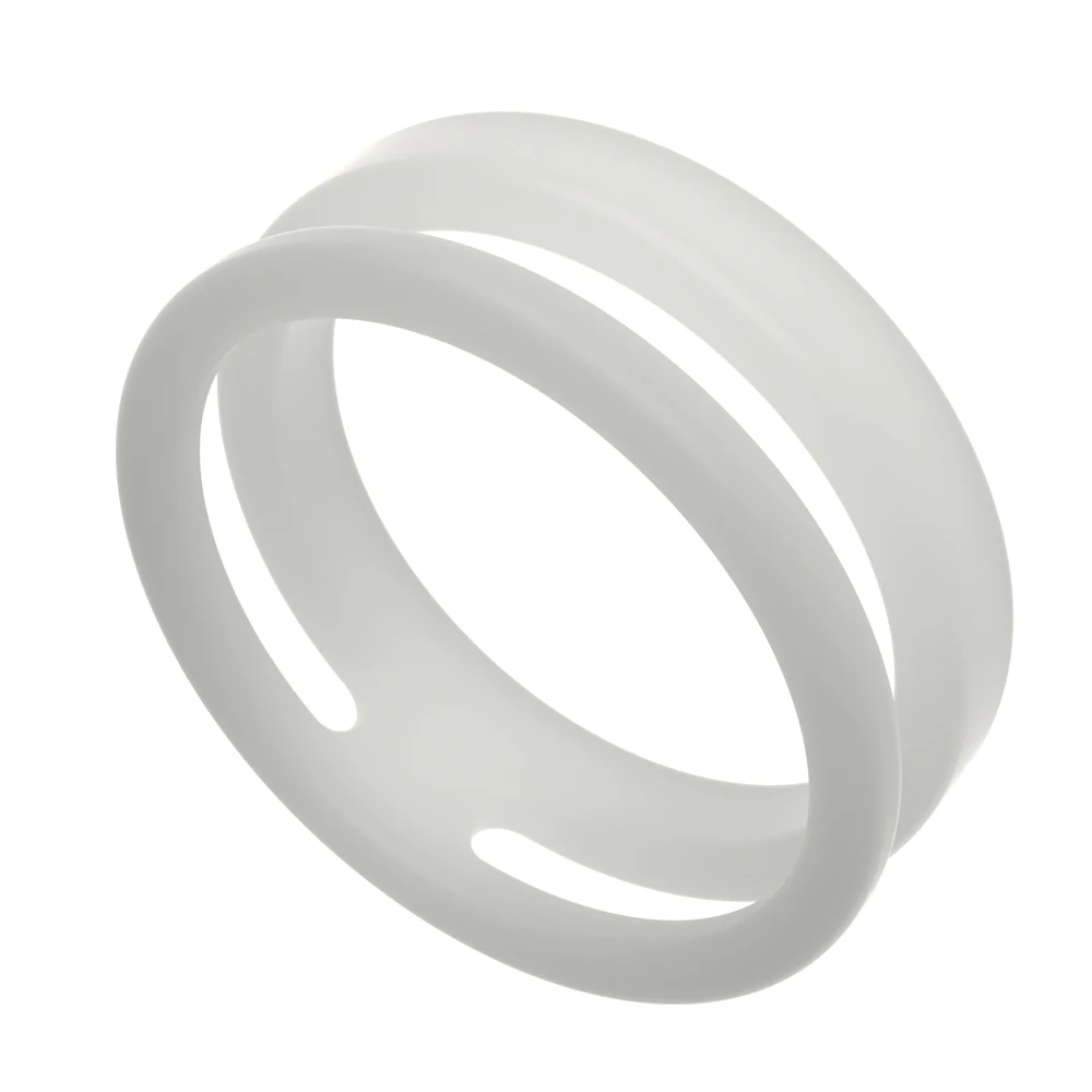 Male Silicone Ring Dual Rings Delay Lock Ejaculation Scrotal Binding Ball Stretcher ring Chastity Sex Toy For Men_voghion.com