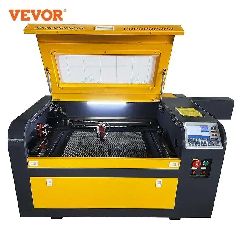 

VEVOR Laser Engraver 50W/60W CO2 Laser Engraving Machine Cutting Machine For Wood Acrylic Rubber One-button Printer Tool